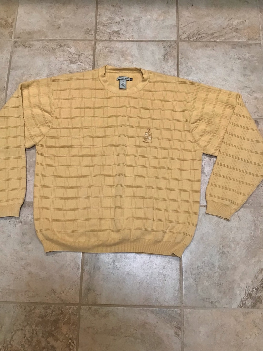 Cutter & Buck Men’s Crewneck Sweater, LARGE